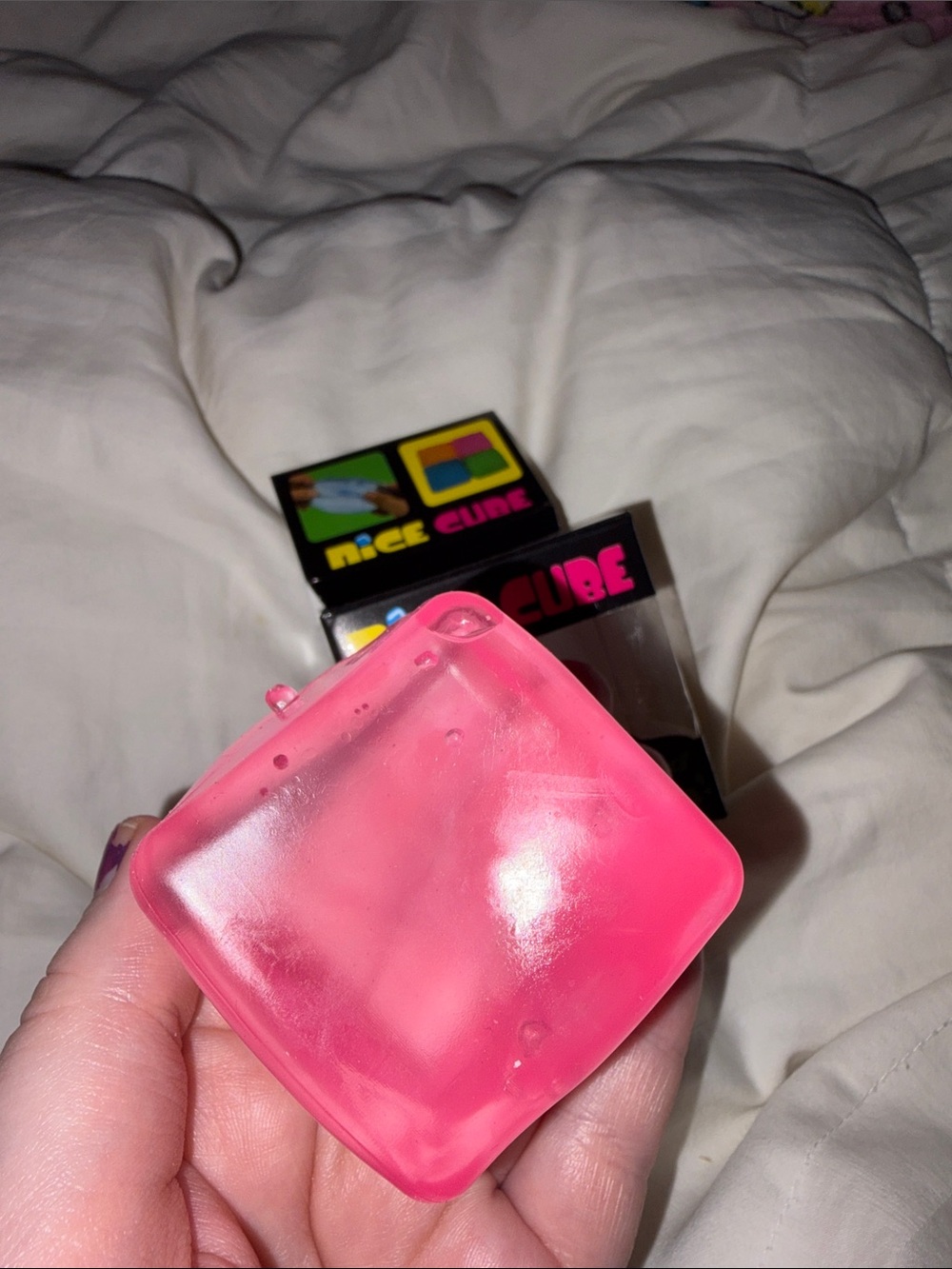 Trendy Brand New Pink Sugar Squish Cube🔥